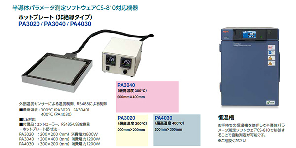 Hot plate/thermostatic chamber