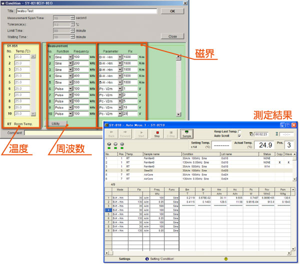 远程控制软件SY-810的显示示例