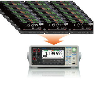 Large capacity memory storage